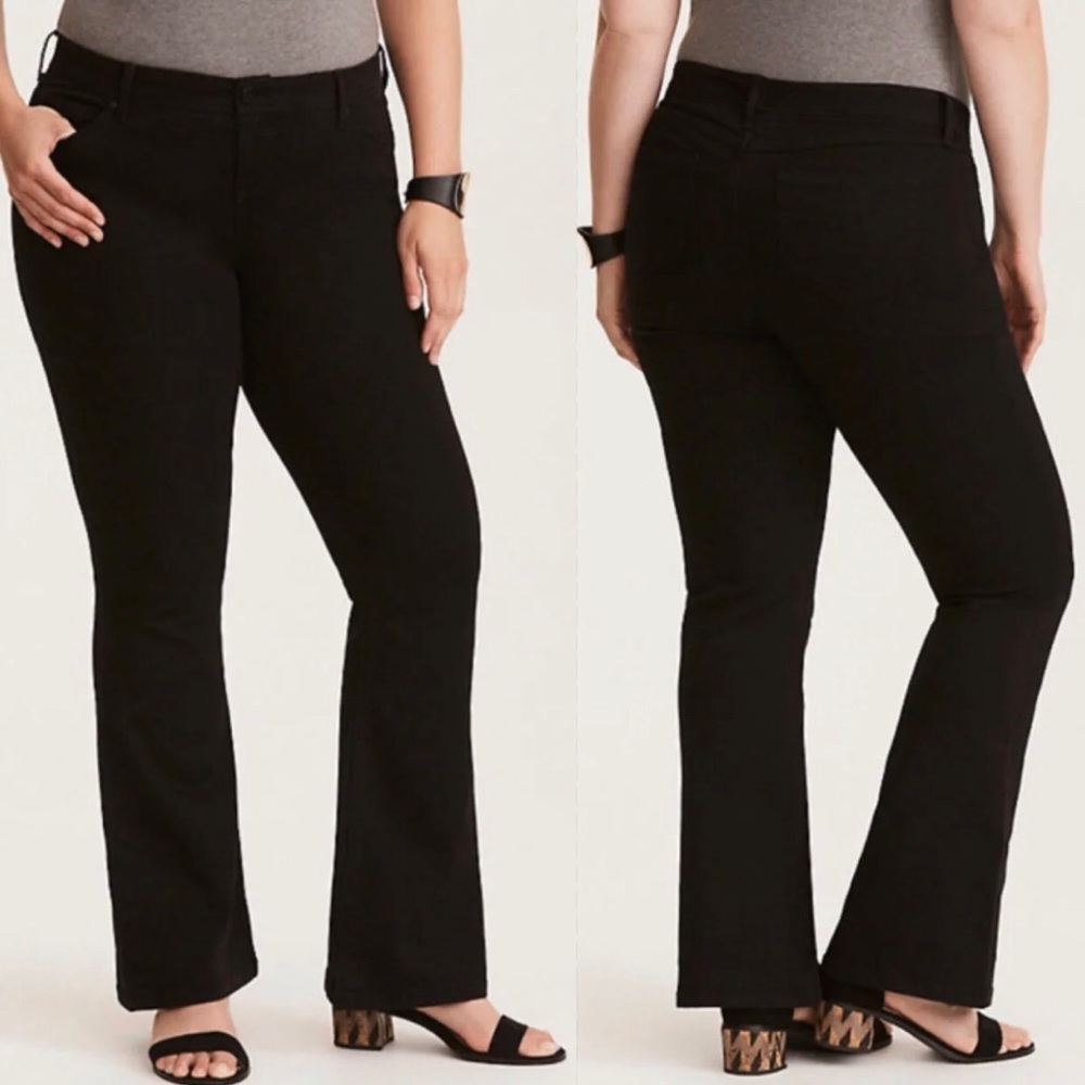 Torrid | Black Wash Slim Boot Cut Jeans